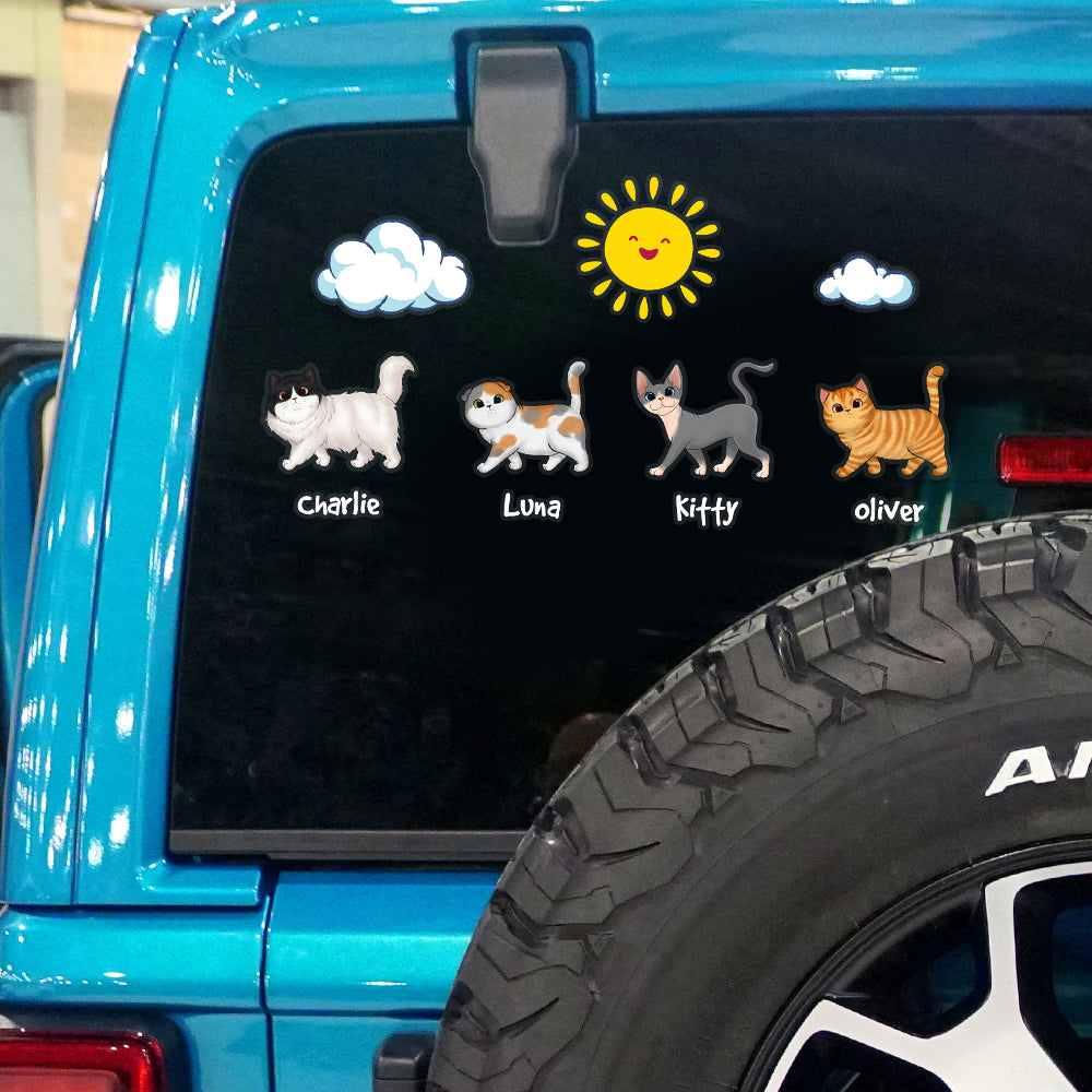 Personalized Gifts For Cat Lover Decal 07acqn030724-Homacus