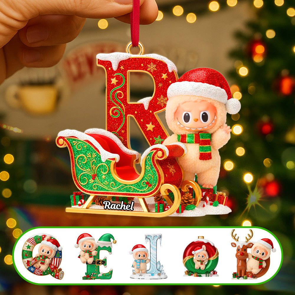 Alphabet Christmas Ornament - Personalized Gifts For Christmas 02NAMG040925-Homacus