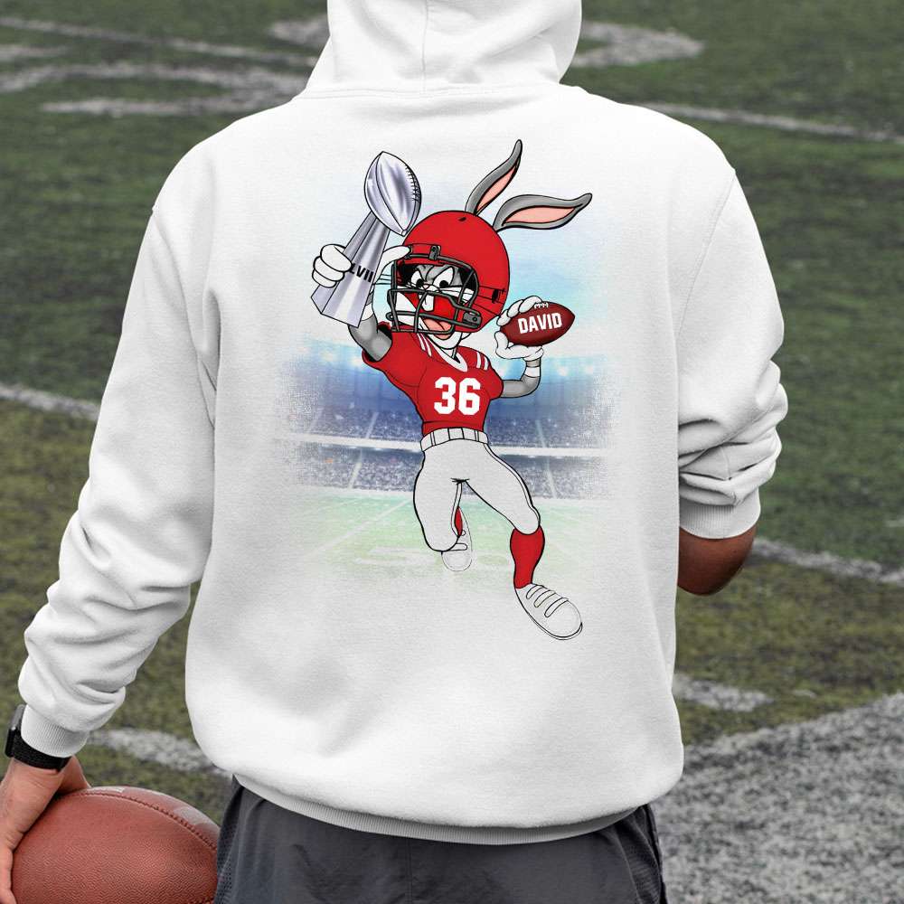 Custom Team Logo Gifts For Football Fan Shirt 03qhqn180123 American Football Bunny-Homacus