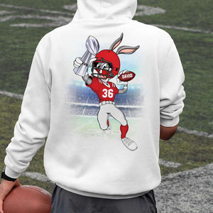 Custom Team Logo Gifts For Football Fan Shirt 03qhqn180123 American Football Bunny-Homacus
