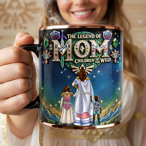 Legendary Mom Energy Magic Ceramic Coffee Mug - Personalized Gifts For Mom 05OHLU080426-Homacus