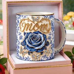 Toile De Jouy Mommy's Little Butterflies Coffee Mug - Personalized Gifts For Moms 03paqn240426-Homacus
