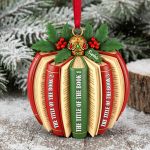 Personalized Gifts For Book Lovers Christmas Ornament 02hytn171125-Homacus