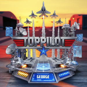 Top Pilot Acrylic Plaque - Personalized Gifts For Pilot 02OHLU050625-Homacus