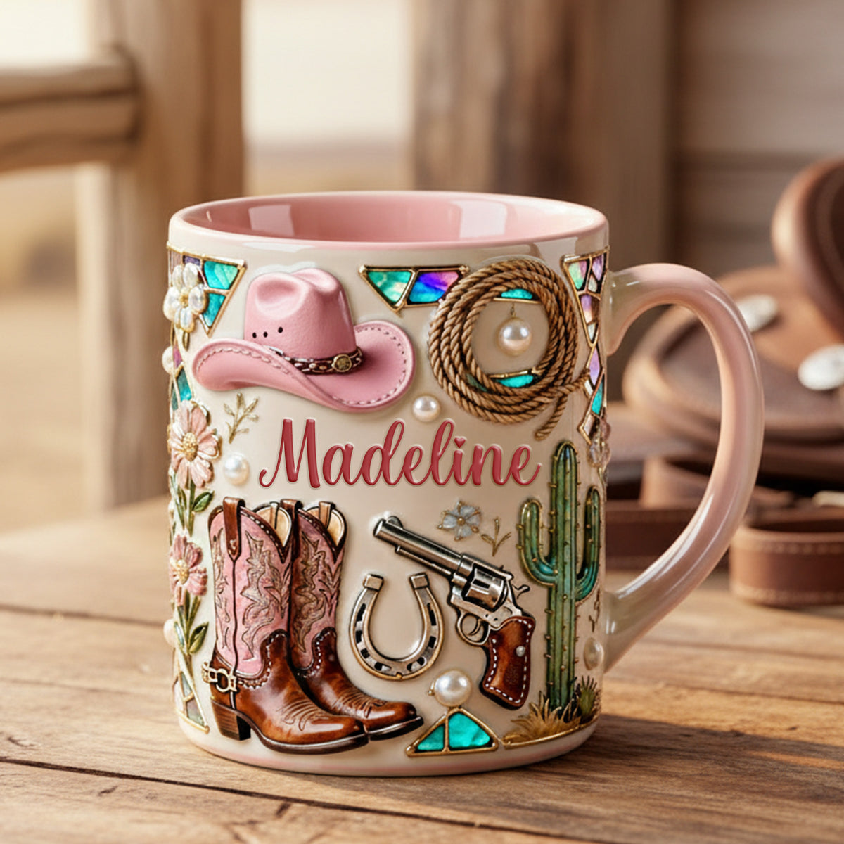 Cowgirl Accent Mug - Personalized Gifts For Cowgirl 05hymg230126-Homacus