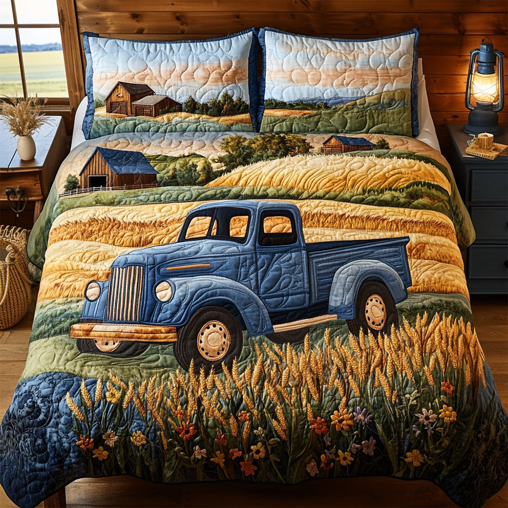 Tractor Quilt Bedding Set Special Line 02TGDT140425-Homacus