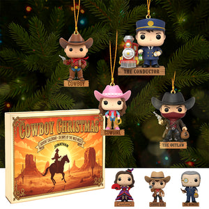 Personalized Gifts For Cowboy Christmas Advent Calendar Blind Box 08hymg051125