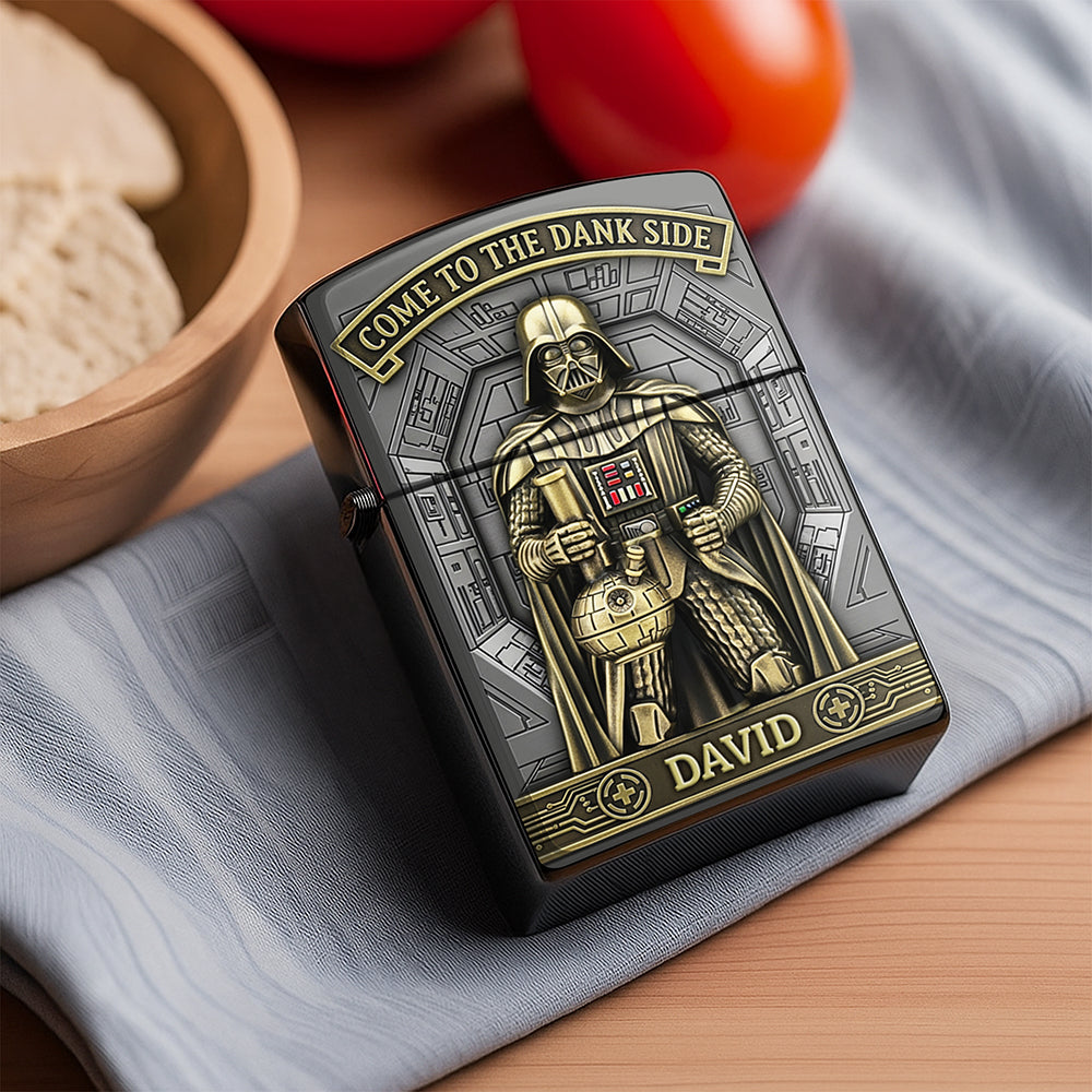 Darkside Warrior Lighter - Personalized Gifts For Galaxy Lovers-Homacus