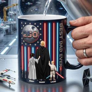 Best Dad Ever Magic Mug - Personalized Gifts For Patriotic Dad 02NATN050526-Homacus