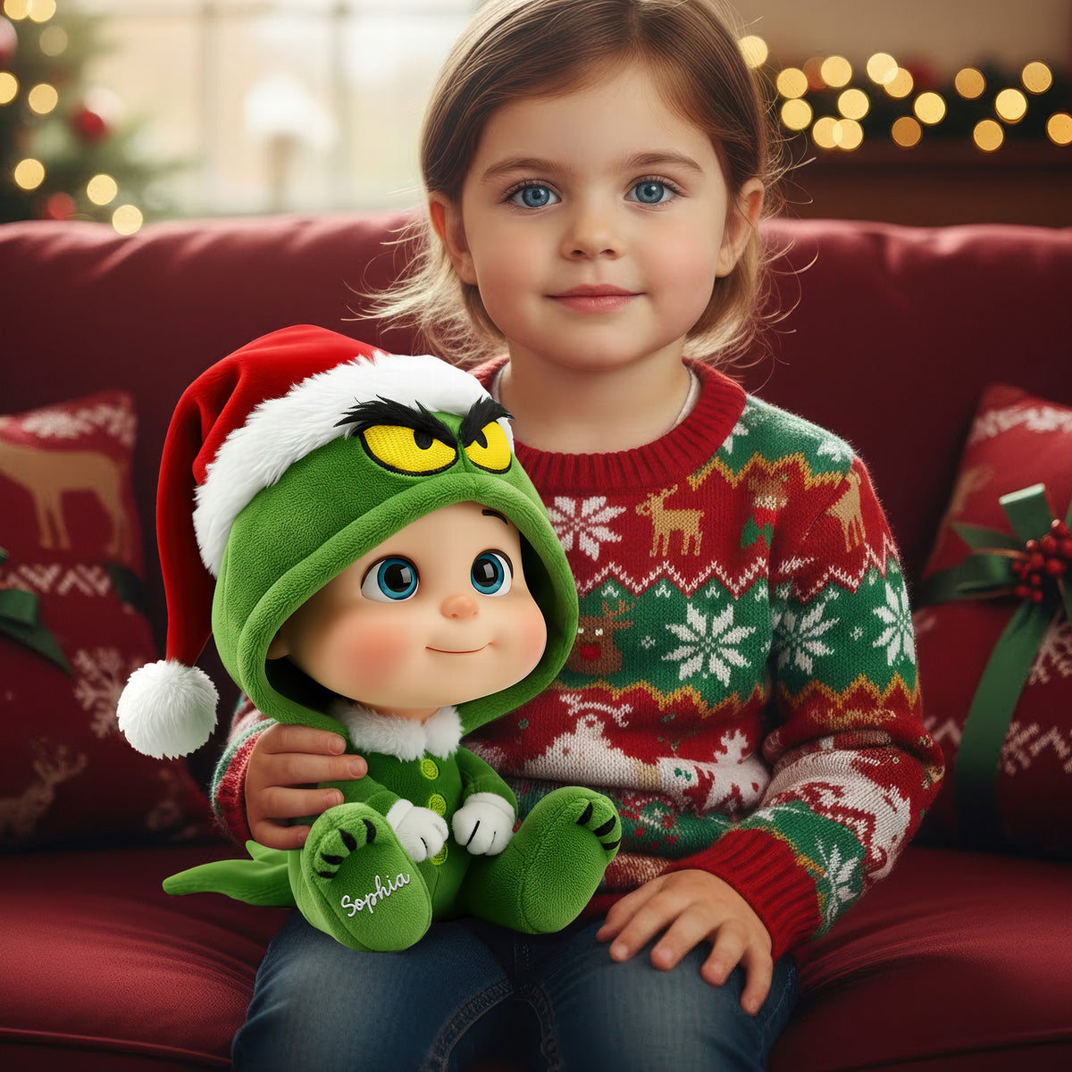 Funny Holiday Pillow - Personalized Gifts For Kids 02huqn221125-Homacus