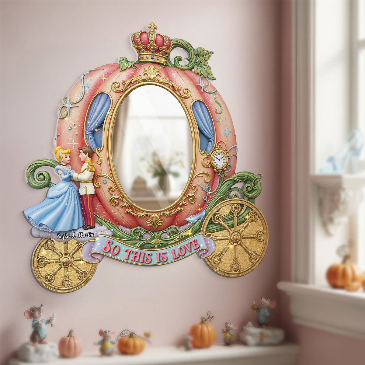 Couple Custom Shaped Mirror - Personalized Gifts For Couple 03PGMG040825-Homacus