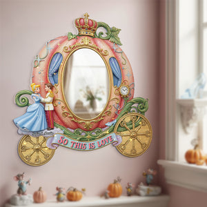Couple Custom Shaped Mirror - Personalized Gifts For Couple 03PGMG040825-Homacus