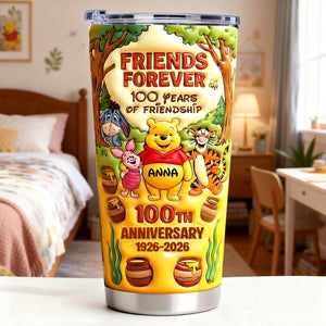 A Century Of Friendship Tumbler - Personalized Anniversary Gift 04TGLU170126-Homacus