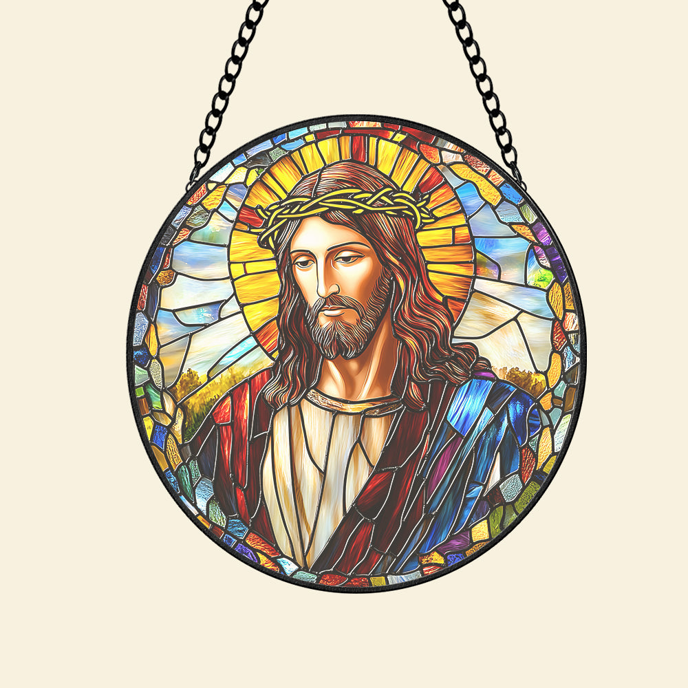 Gifts For Christian Jesus Stained Glass 01huqn060325-Homacus