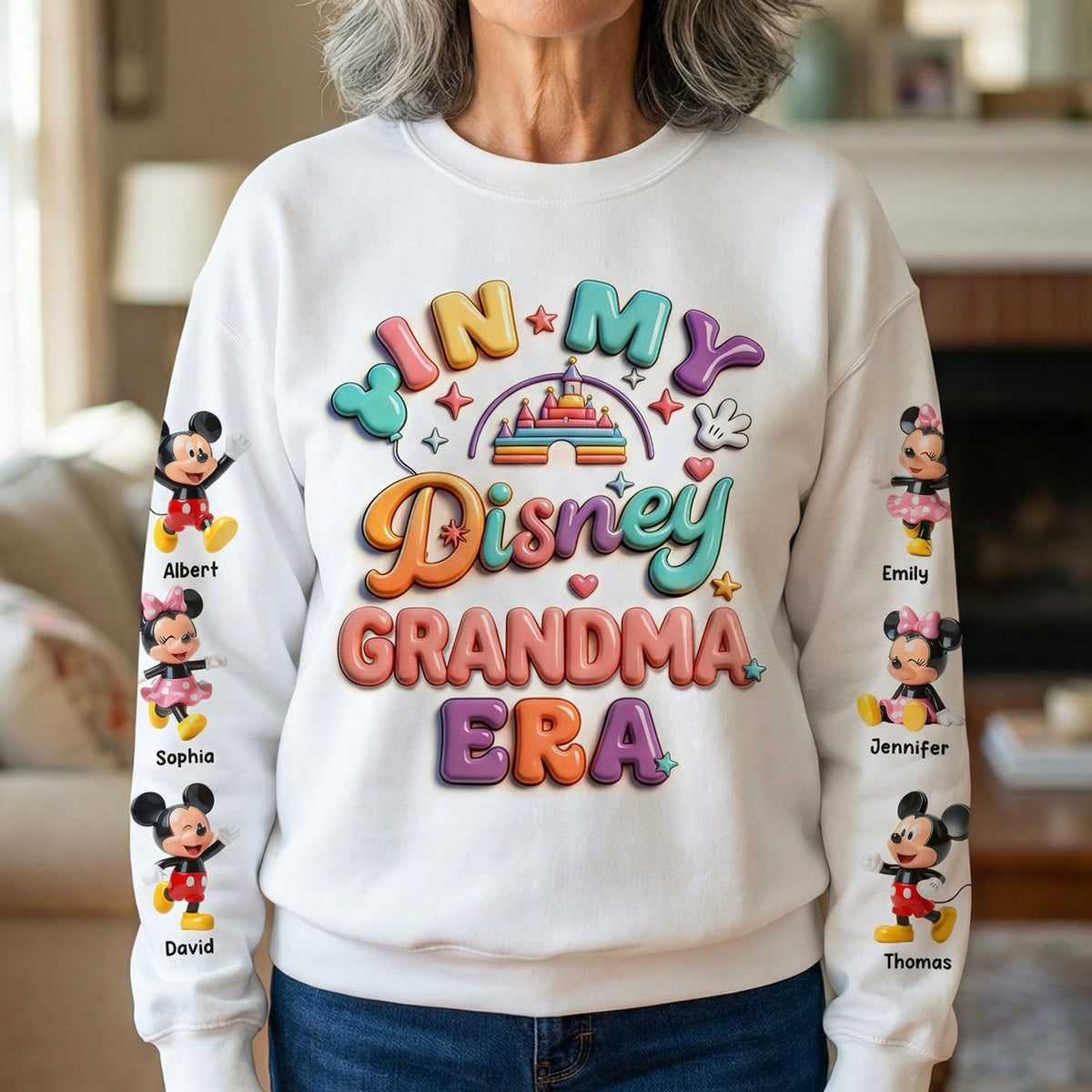 In My Grandma Era Shirt - Personalized Gifts For Mother's Day 05toqn040326-Homacus