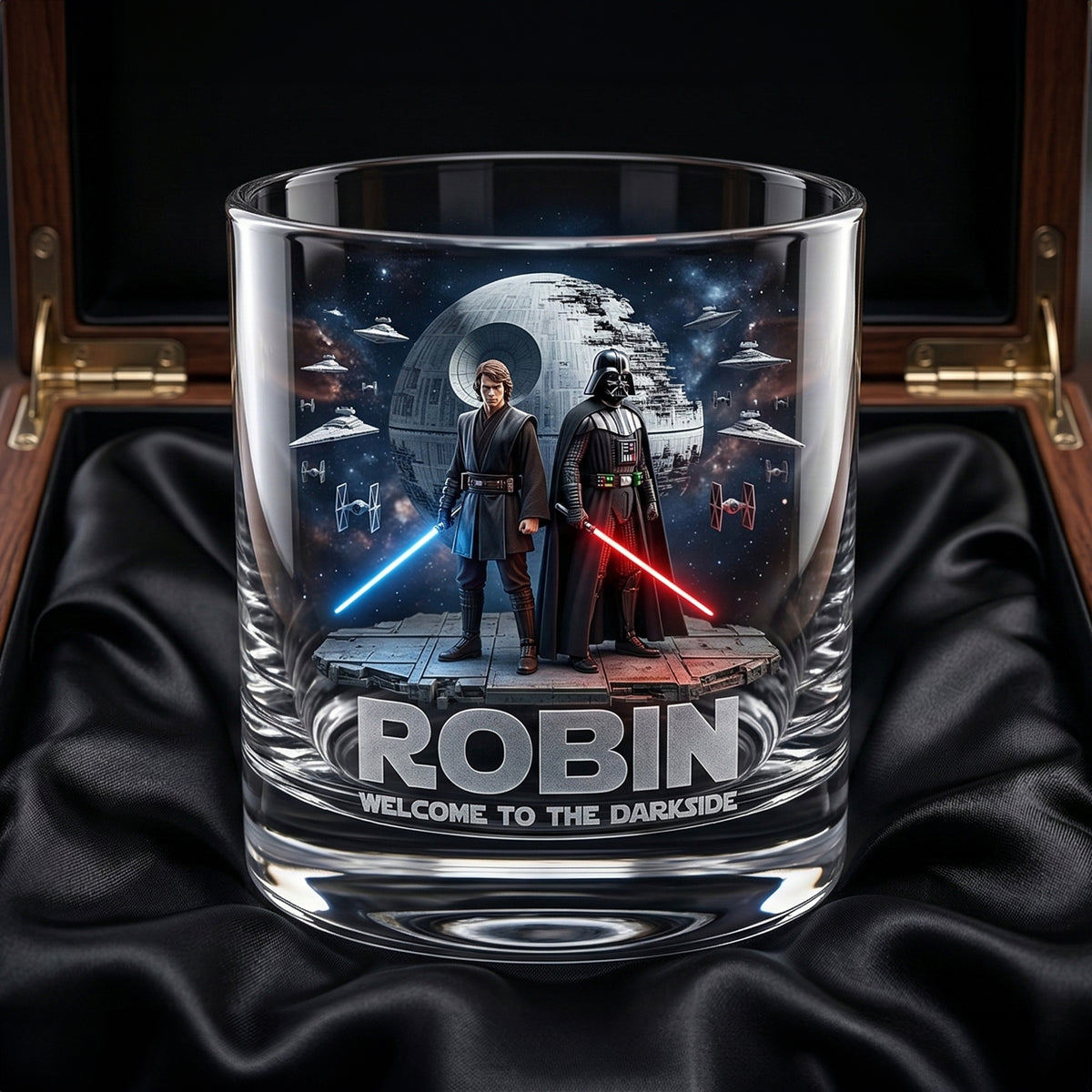 Space Adventure Round Glass - Personalized Gifts For Sci-Fi Lovers 06palu100326-Homacus