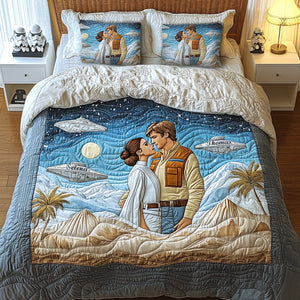 Galaxy Couple Quilt Bedding Set - Personalized Gifts For Couple 01tgmg080725-Homacus