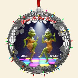 Green Monster Friends Acrylic Ornament - Personalized Gift For Besties 01TOQN051125-Homacus