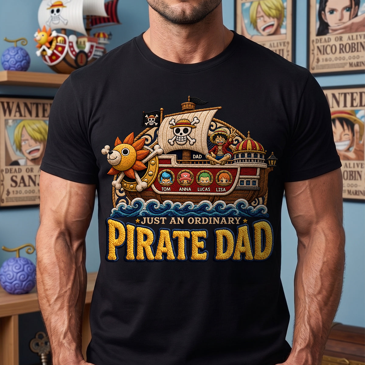 Dad's Epic Ocean Journey Shirt - Personalized Gift For Dads 02PADT210526-Homacus