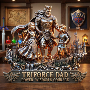 Fantasy King Dad Acrylic Plaque - Personalized Gifts For Dads 04QHTN150526-Homacus