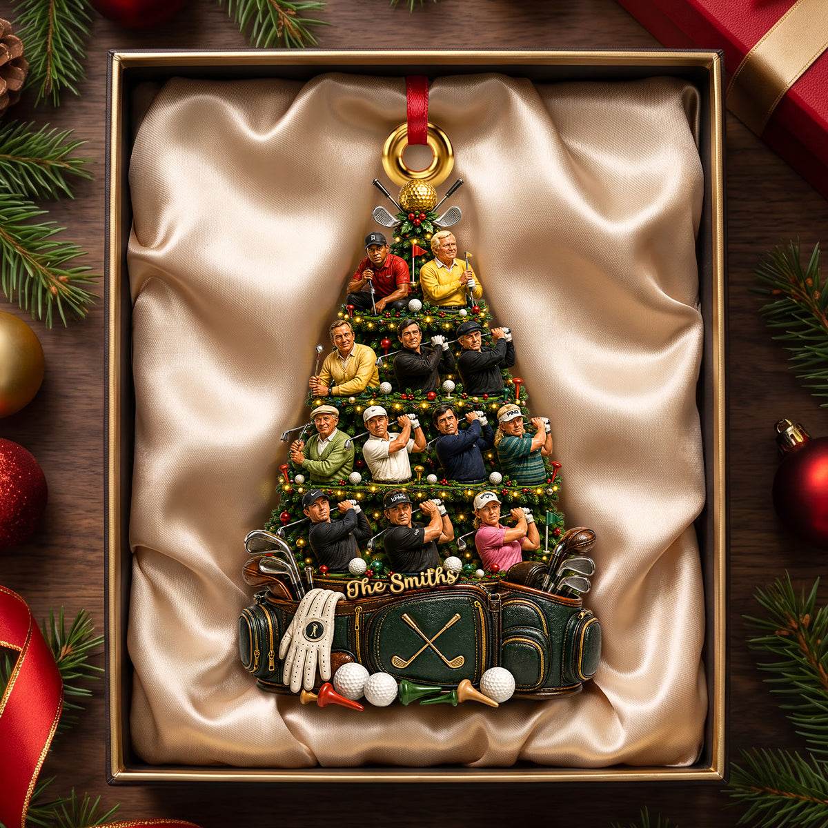 Merry Golfmas Christmas Ornament - Personalized Gifts 09NADH290826-Homacus