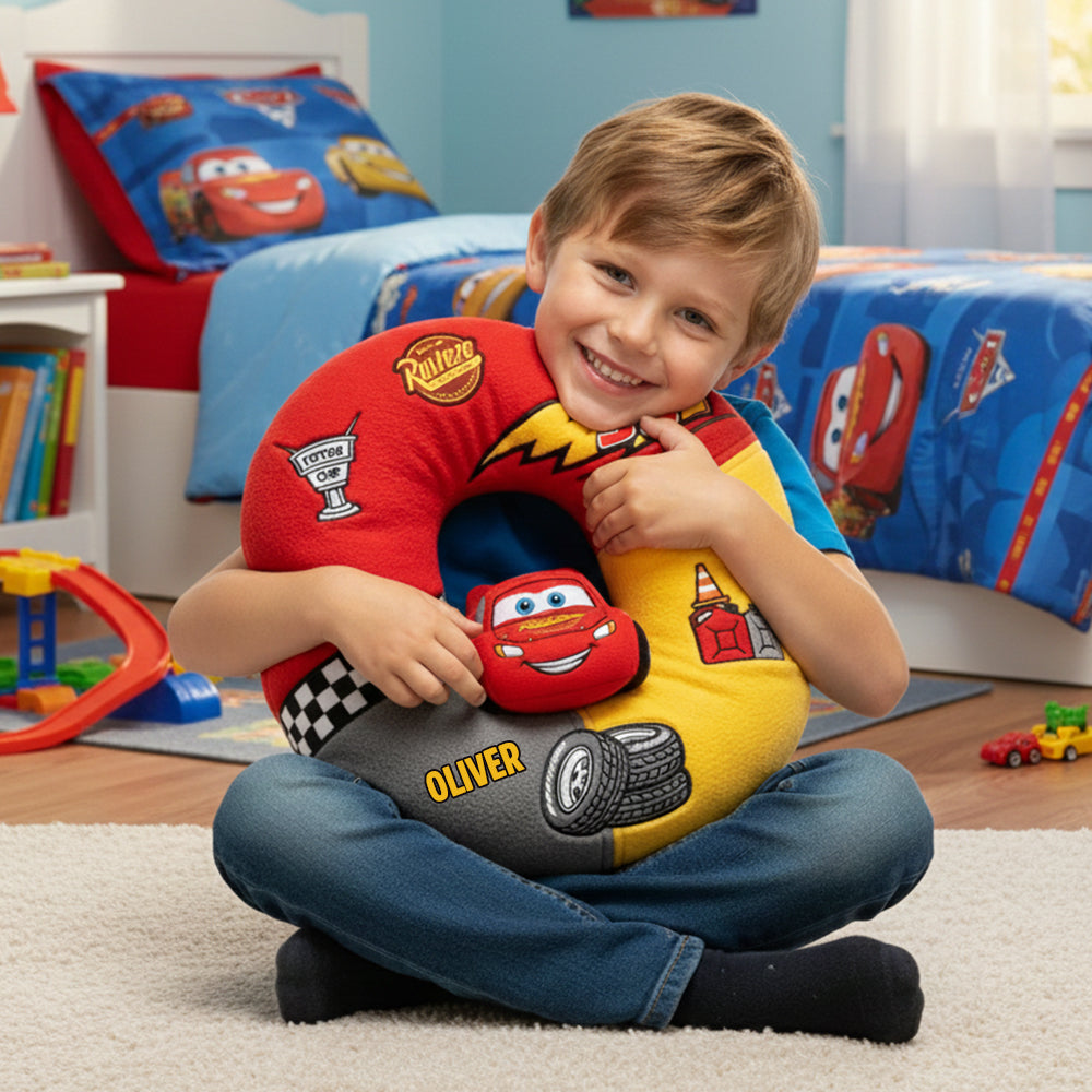 Racing Alphabet Initial Letters Custom Shape Pillow - Personalized Gifts For Kids 01natn081225-Homacus