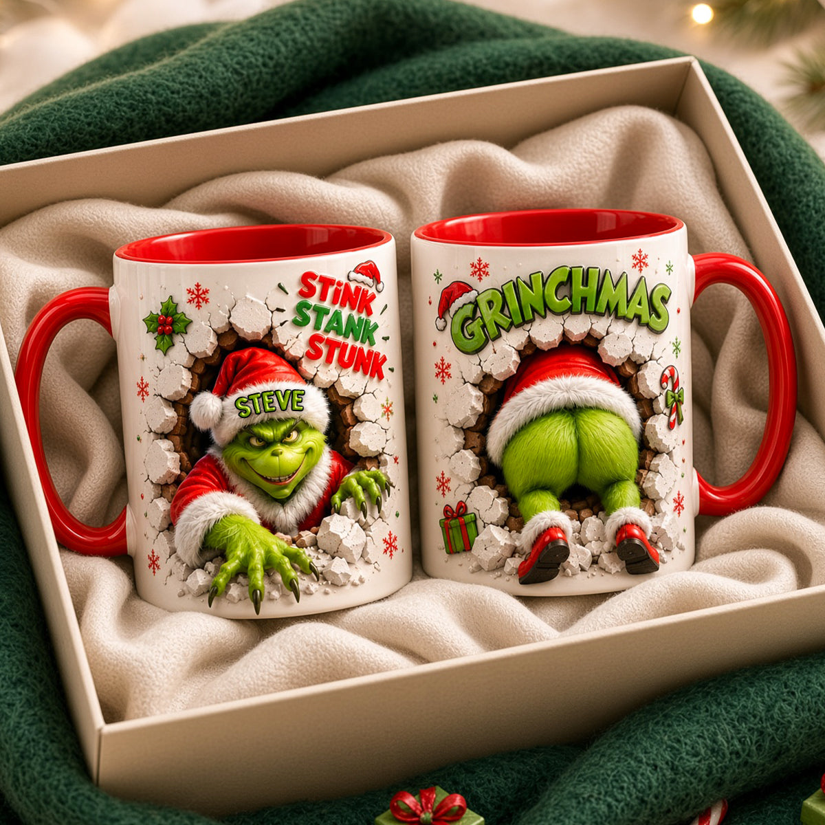 Mischievous Christmas Accent Mug - Personalized Christmas Gifts 05ttdh151026-Homacus