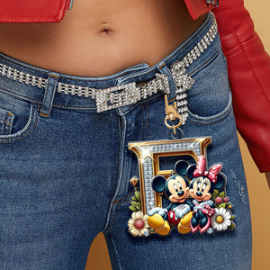 Custom Alphabet Letter Keychain 02xqqn080225-Homacus