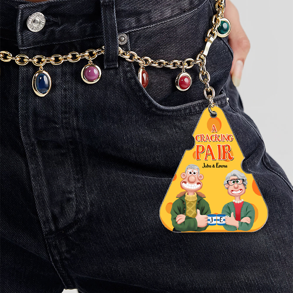 Personalized Gifts For Couple Keychain A Cracking Pair 02OHMH110225PA-Homacus