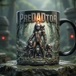 Strongest Warrior Dad And Kids Magic Mug - Personalized Gifts For Dads 04nalu240426-Homacus