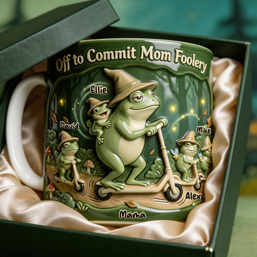 Silly Frog Mom Coffee Mug - Personalized Gifts For Moms 01QHDT030326-Homacus