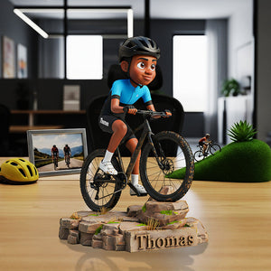 Teenager Riding Bicycle Plaque - Custom Photo Gifts For Bicycle Lovers 02pata290825-Homacus