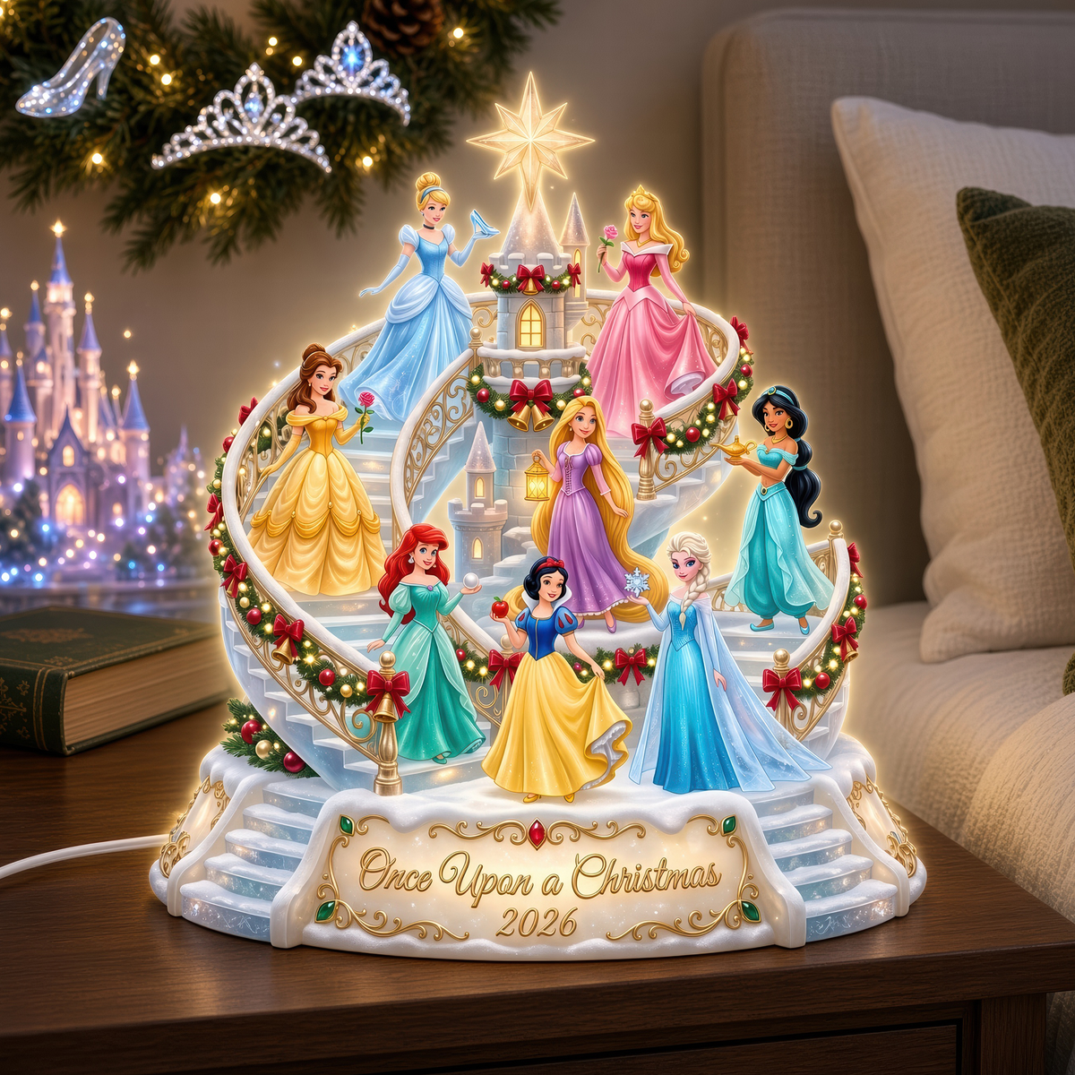Lovely Fairy Tale Princesses Light Box - Personalized Christmas Gifts 10tyqn211026-Homacus