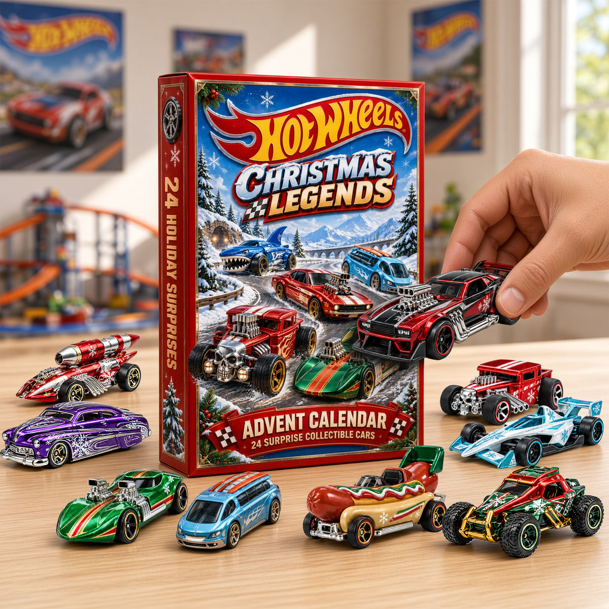 Christmas Legends Advent Calendar Blind Box - Personalized Gifts For Speed Lovers 04tylu281026-Homacus