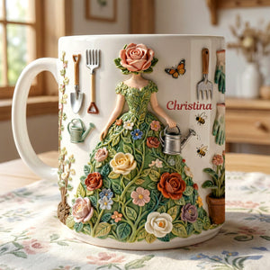 Garden Girl Coffee Mug - Personalized Gifts For Garden Lovers 01namg311225-Homacus