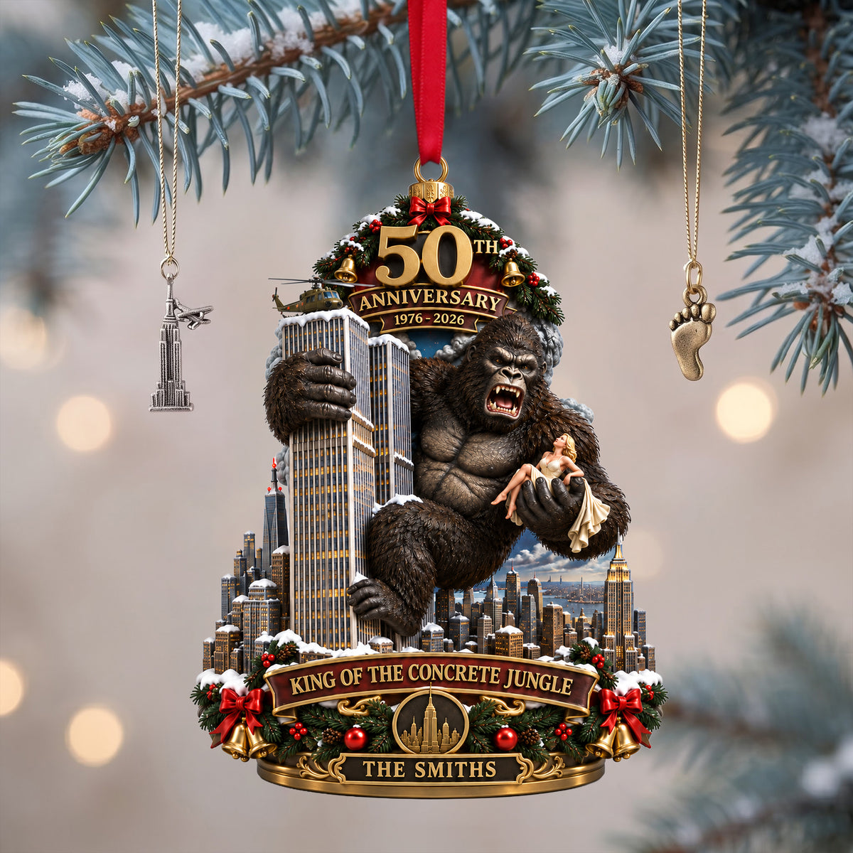 Precious Journey Of Giant Ape 50th Anniversary Acrylic Ornament - Personalized Christmas Gifts 05halu140926