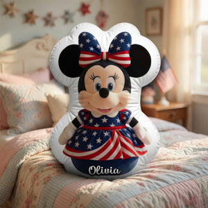 Freedom Lovers Shaped Pilllow - Personalized Patriotic Gifts 05PADH250526