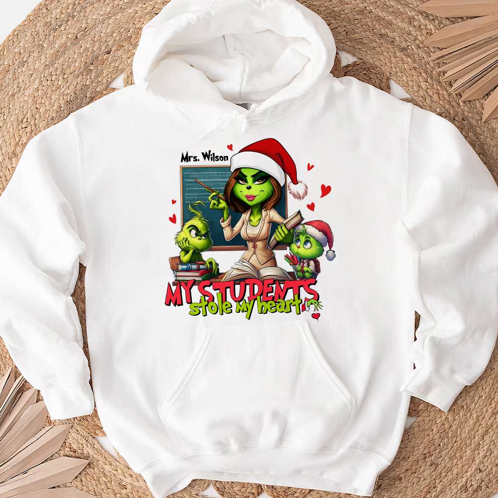 Personalized Gift For Teacher Shirt, My Students Stole My Heart 01QHTN191124-Homacus