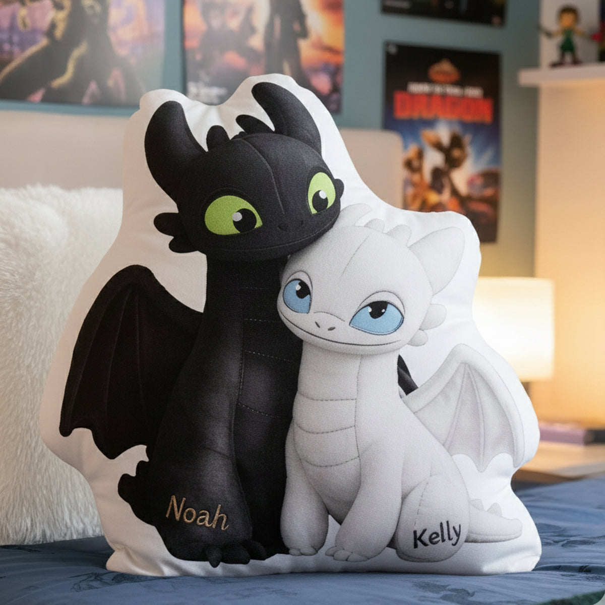 Fantasy Couple Custom Shape Pillow - Personalized Gifts For Couples 06QHQN111125-Homacus