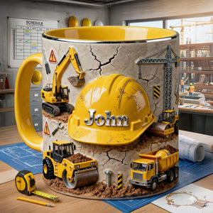 Contruction Worker Coffee Accent Mug - Personalized Gifts For Construction Workers 02hymg311225-Homacus