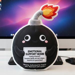 Emotional Support Bomb Custom Shape Pillow - Personalized Gifts For Coworker 04qhqn151125-Homacus