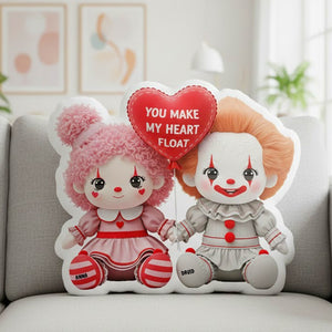 Lovely Couple Custom Shape Pillow - Personalized Gifts For Couples 02natn291125-Homacus