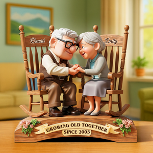 Old Couple Acrylic Plaque - Personalized Gifts For Couple 01TOPU160725-Homacus