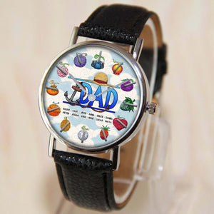 Power Fruit Quartz Watch Personalized Gifts For Dad 02ohtn310325-Homacus