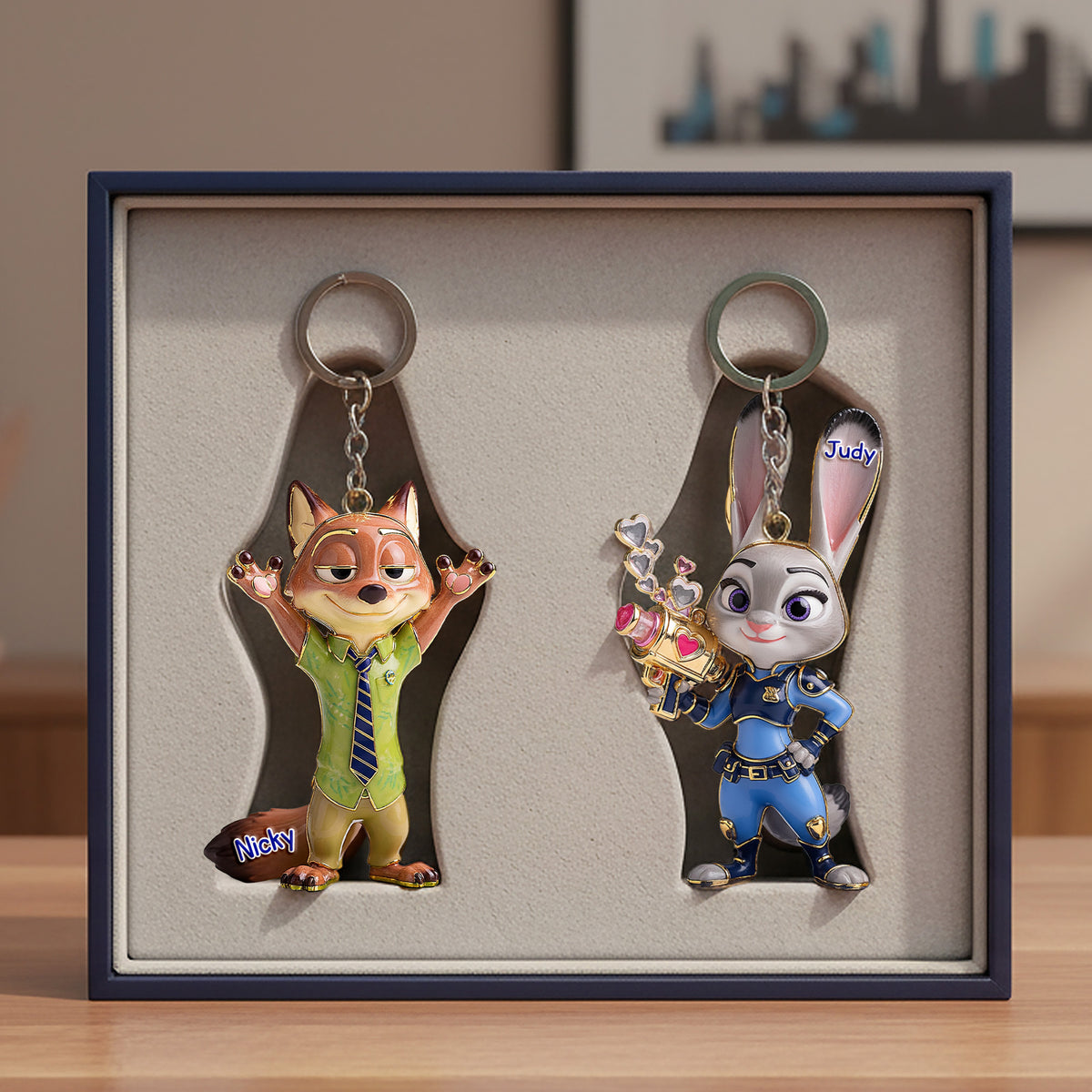 Funny Couple Keychain - Personalized Gifts For Couples 05pgmg161225-Homacus
