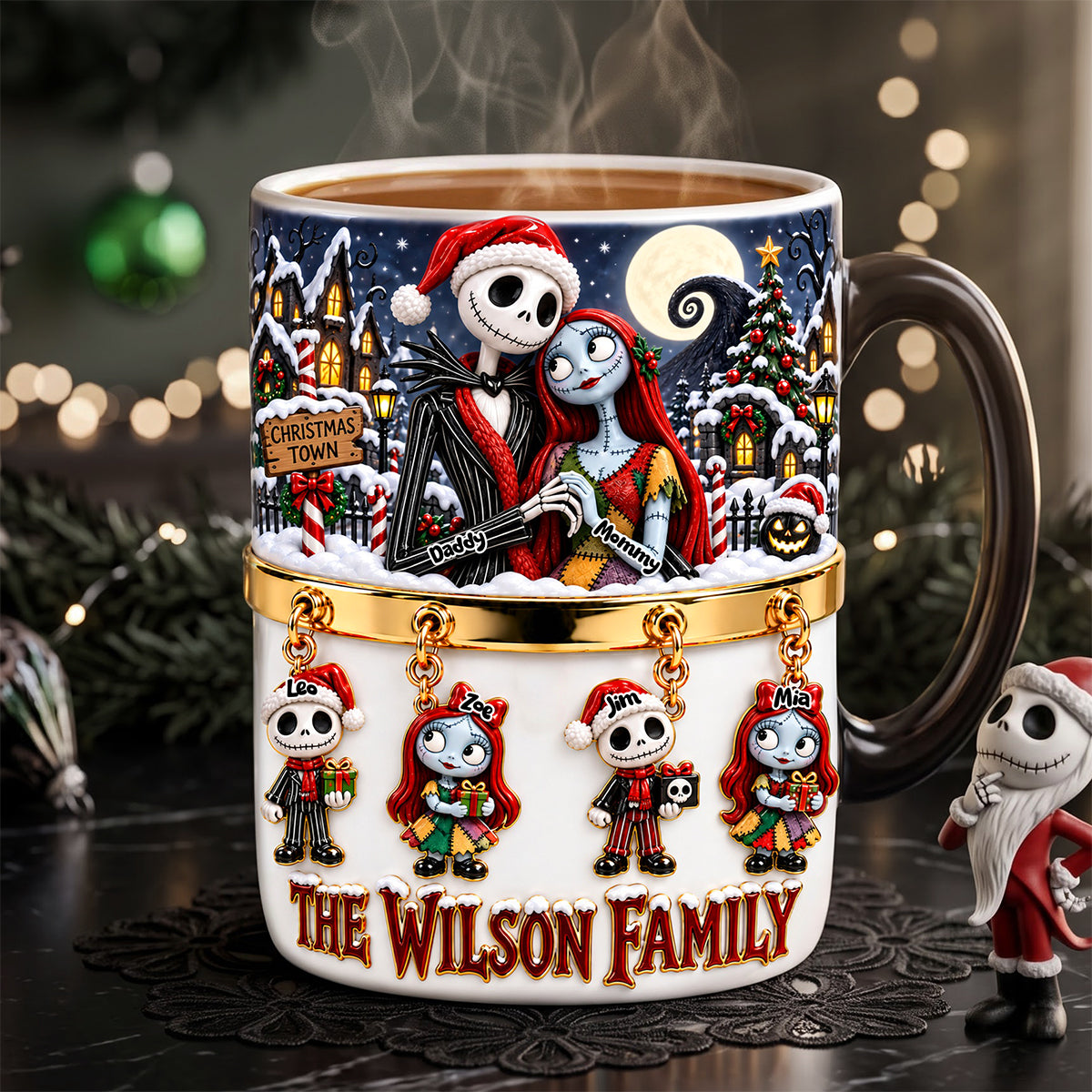 Dark Wonderland Family Magic Mug - Personalized Gift For Family 01TYTA250926