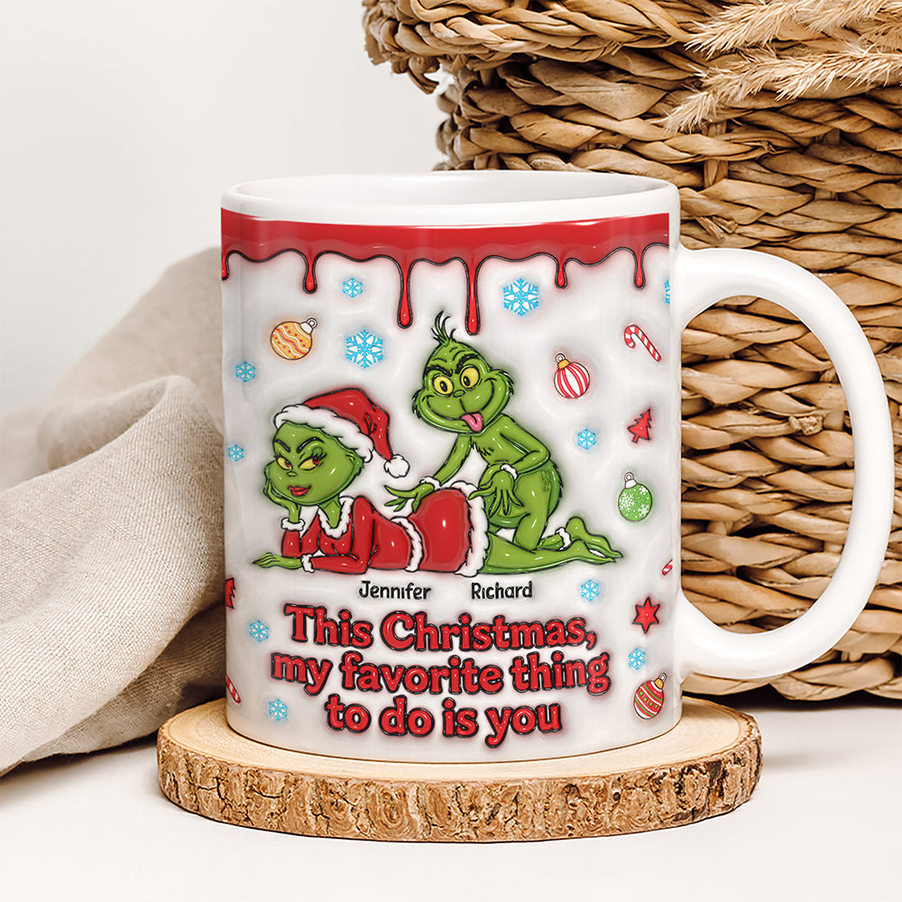 Naughty Green Couple Coffee Mug - Personalized Gifts For Couple 04naqn300925-Homacus
