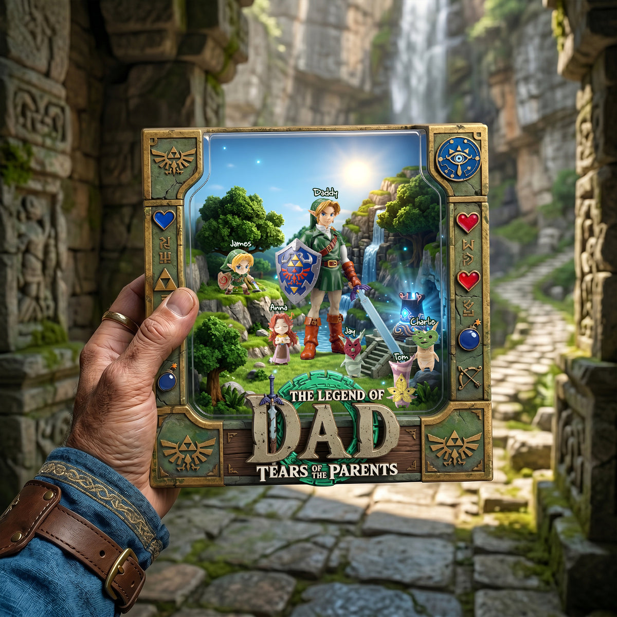 The Legend Of Dad Acrylic Plaque - Personalized Gifts For Father 06OHLU200526-Homacus