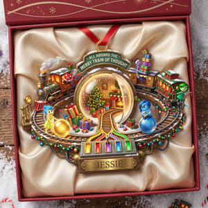 Colorful Journey Ride Acrylic Ornament - Personalized Gift For Christmas 01HATA270826