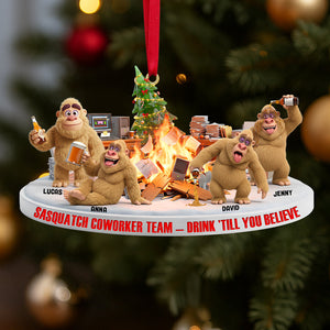 Bigfoot Christmas Ornament Personalized Gifts For Coworkers 01ohtn241125-Homacus